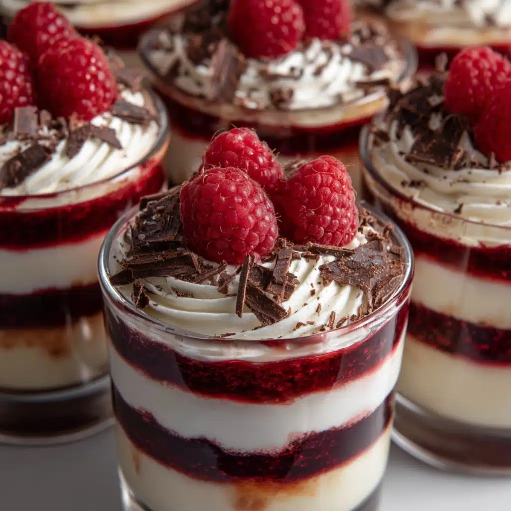 Raspberry Chocolate Layered Parfait Recipe - Recipe Image