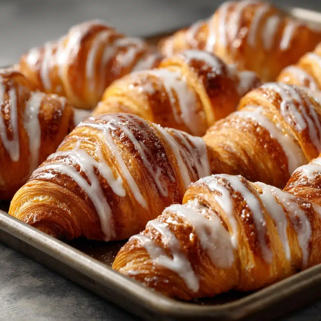 Pumpkin Pie Crescents with Maple Glaze: A Fall Delight Recipe - Recipe Image