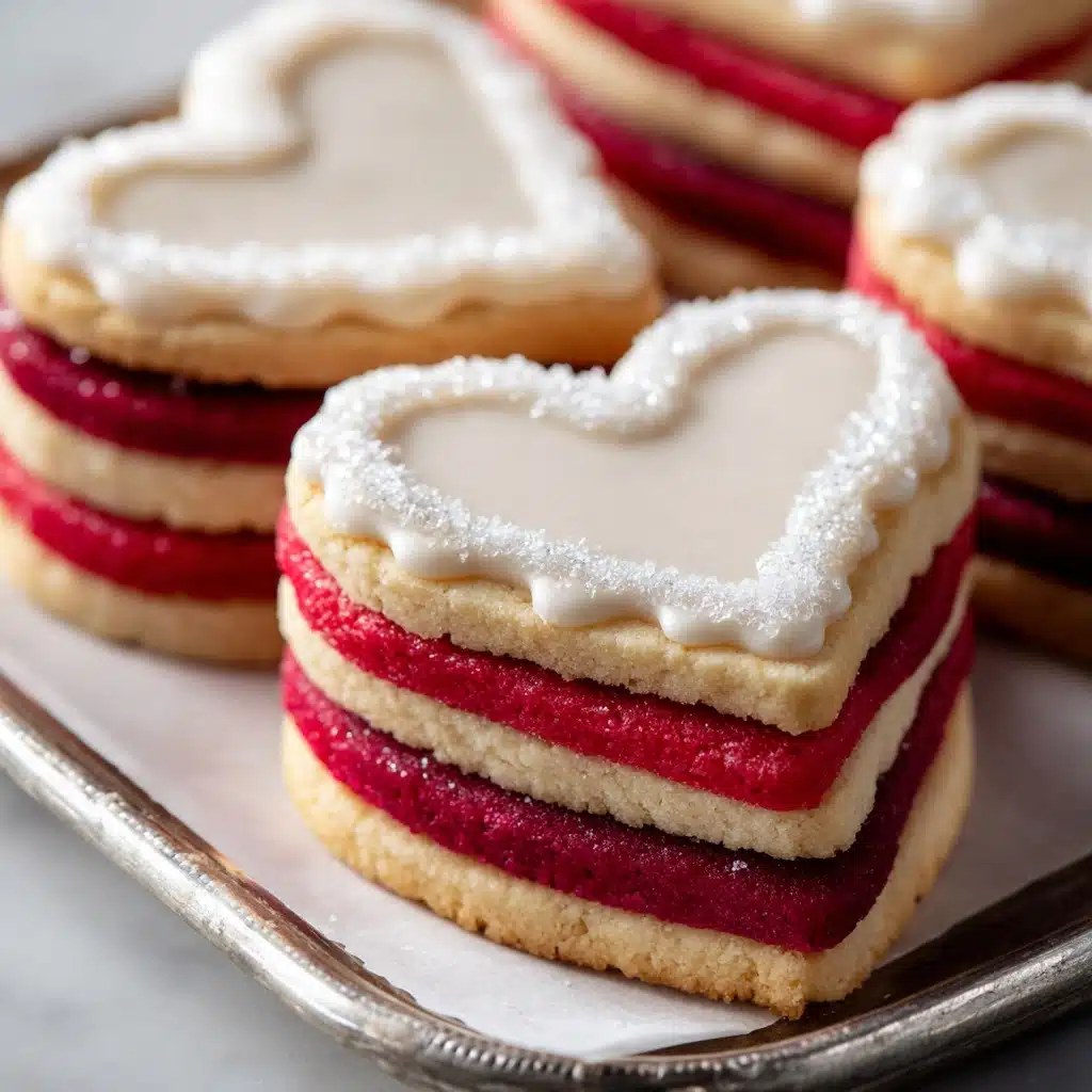 Red Velvet Linzer Cookies Recipe - Recipe Image