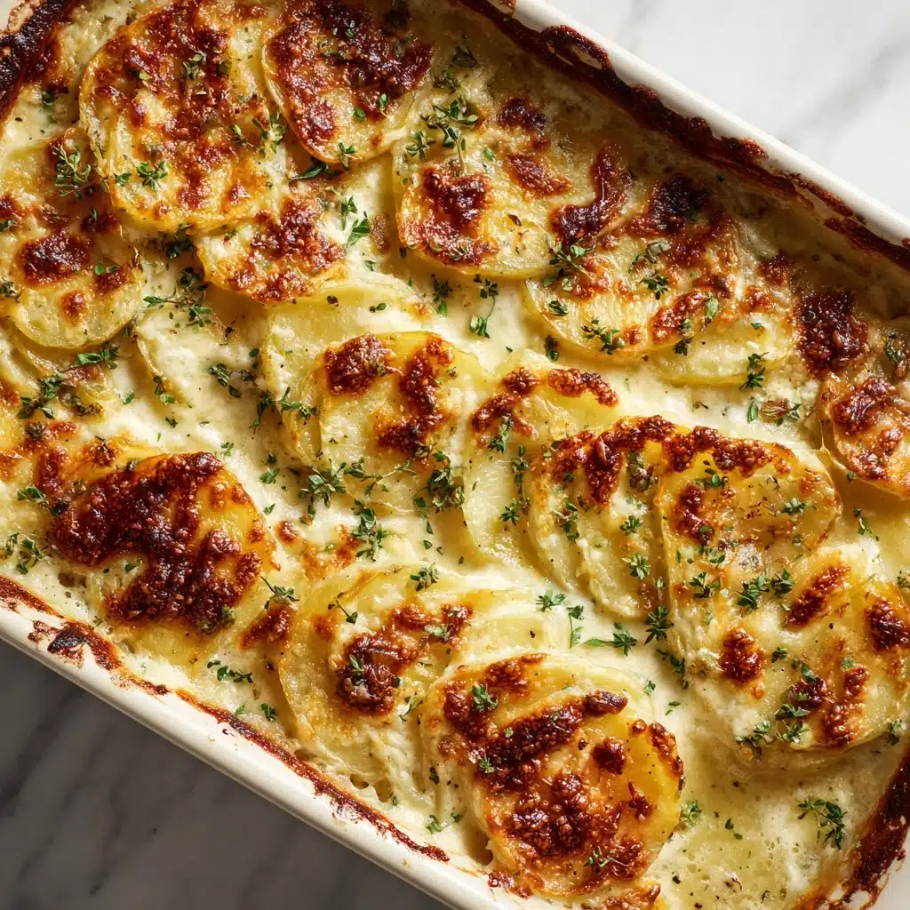 Cheesy Garlic Herb Roasted Potatoes Recipe - Recipe Image