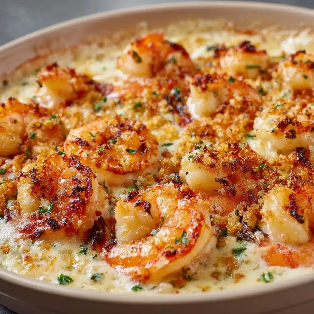 Baked Stuffed Shrimp Casserole Recipe - Recipe Image
