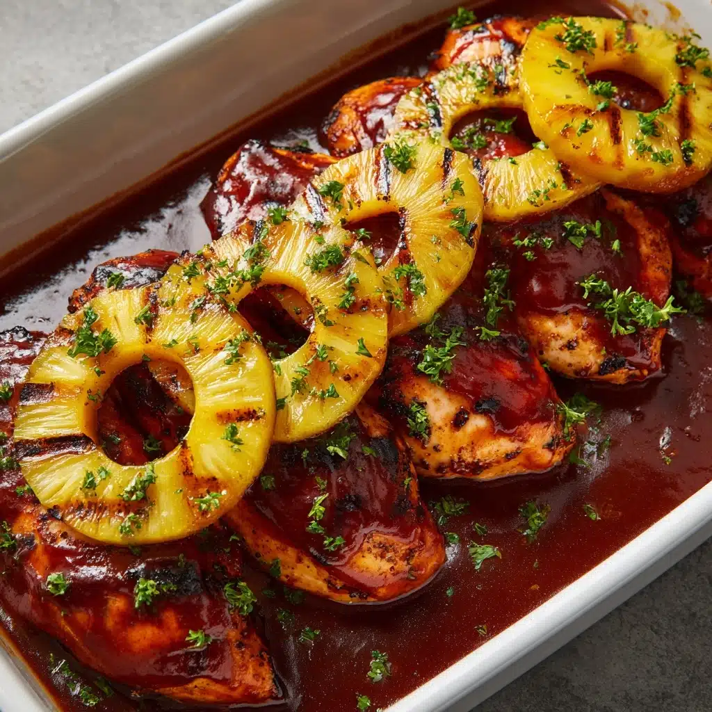 Baked Pineapple BBQ Chicken Breast Recipe - Recipe Image