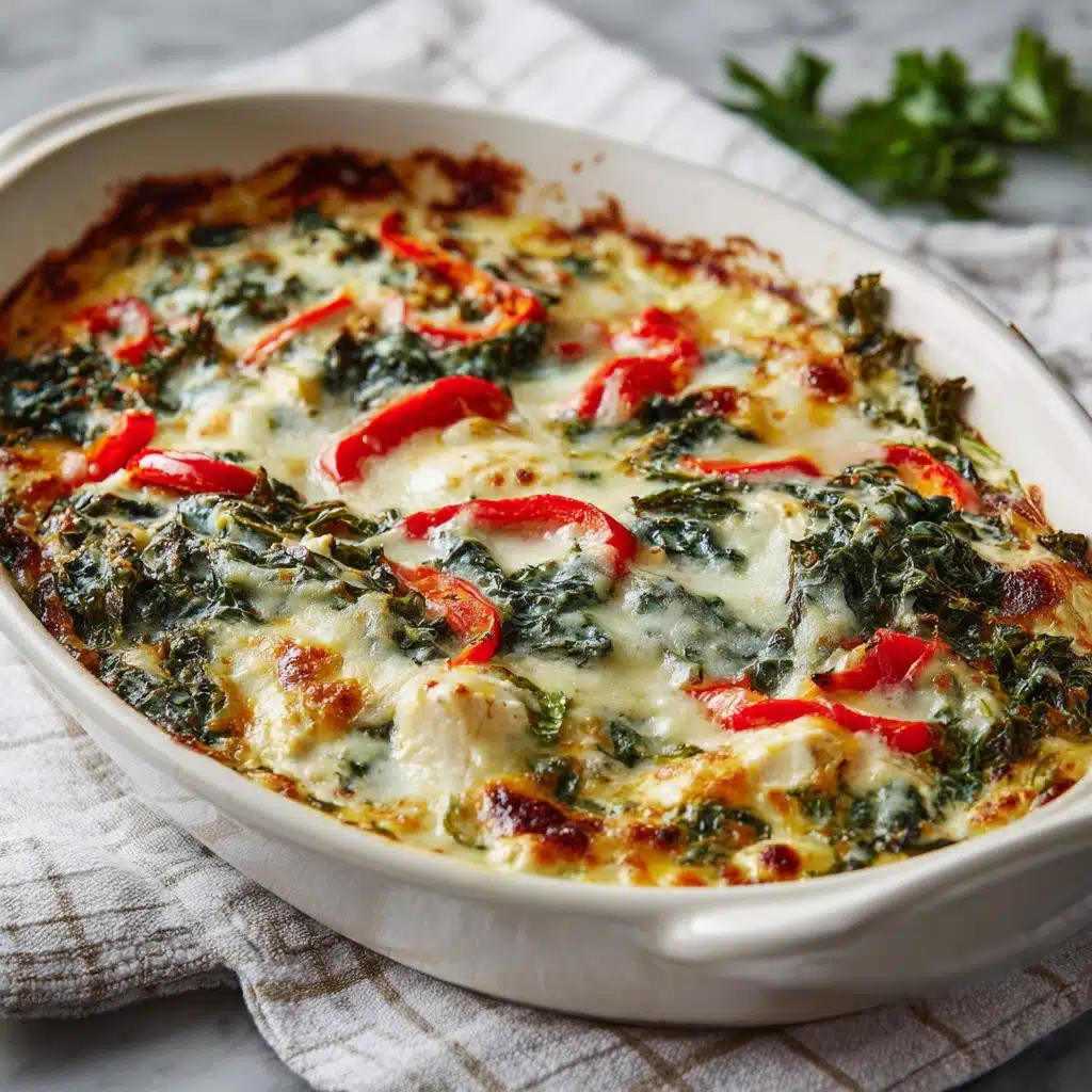 Creamy Chicken and Veggie Casserole Recipe - Recipe Image