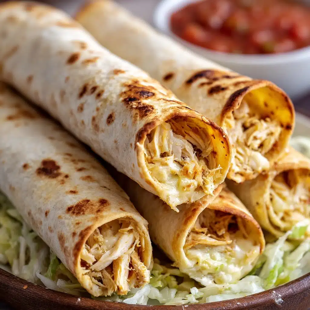 Easy Gluten-Free Chicken Taquitos Recipe - Recipe Image