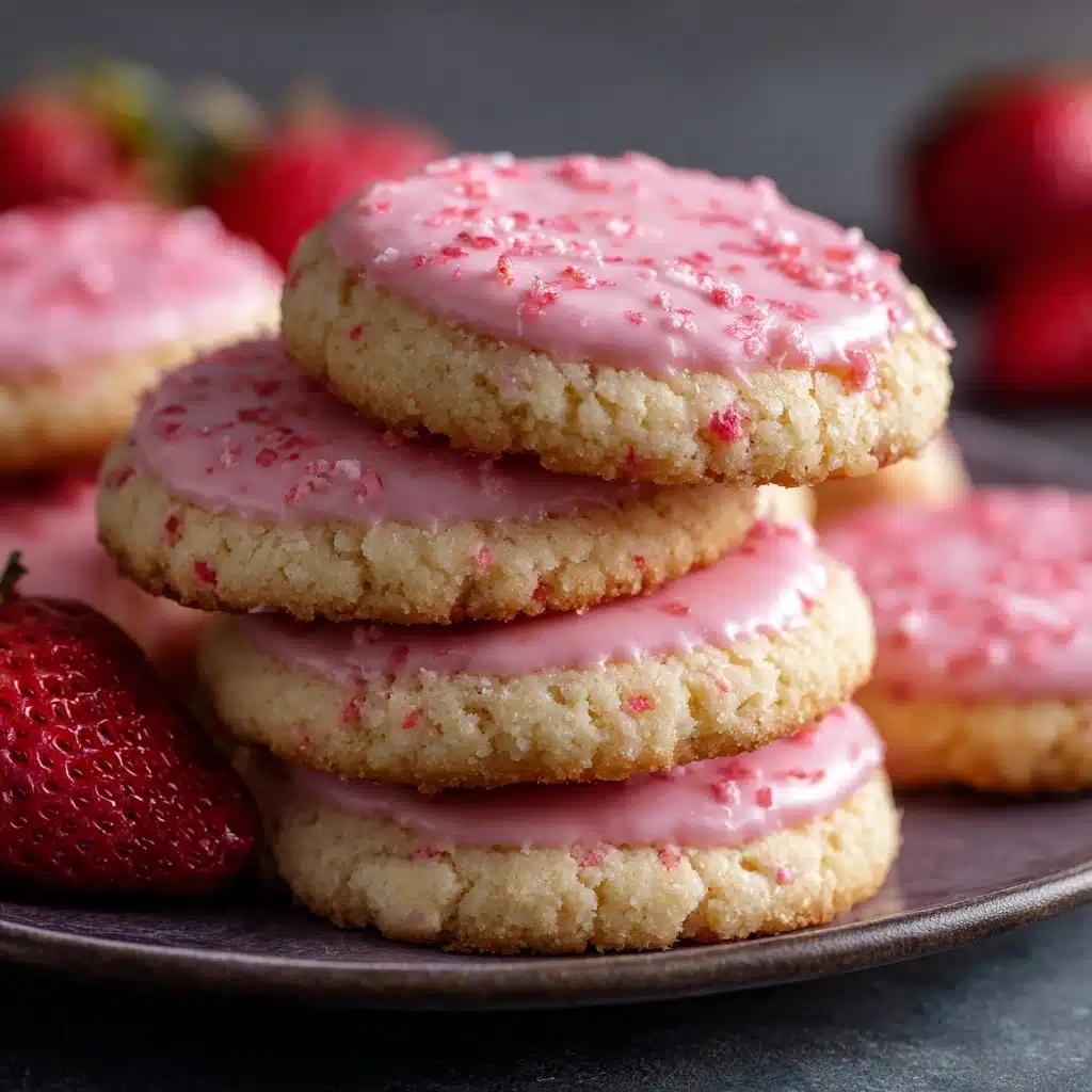 Strawberry Shortbread Cookies Recipe - Recipe Image