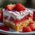 Strawberry Honeybun Cake with Strawberry Cream Icing Recipe