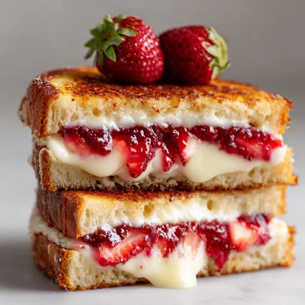 Fried Strawberry Cheesecake Sandwiches Recipe - Recipe Image