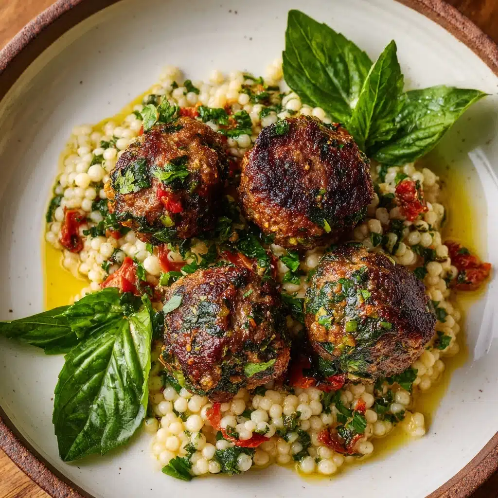 Herby Greek Chicken Meatballs Recipe - Recipe Image