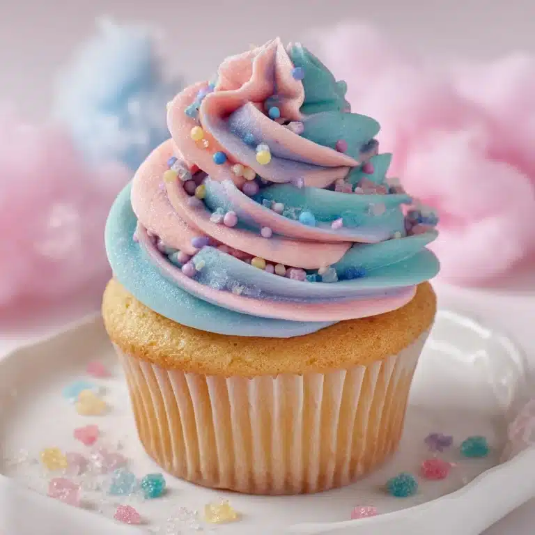 The Best Cotton Candy Cupcakes Recipe
