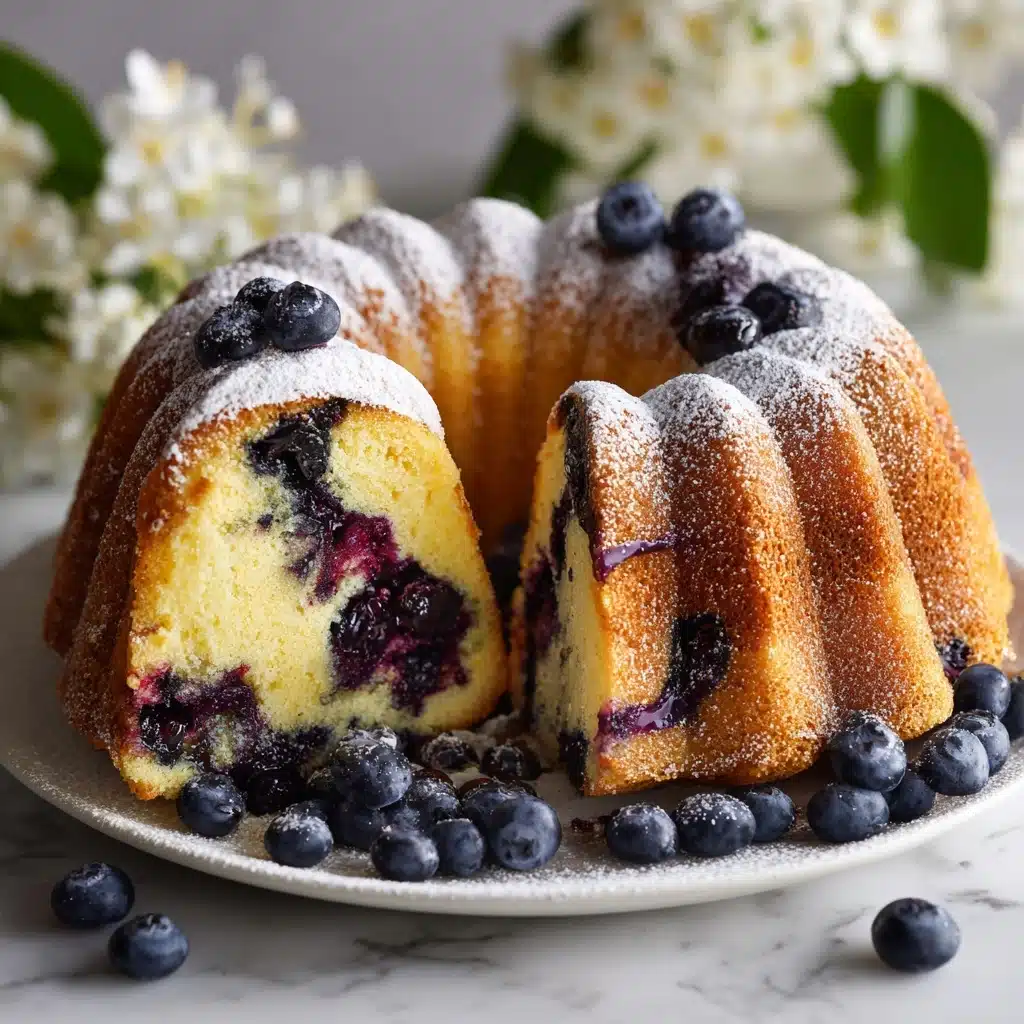 Blueberrylicious Sour Cream Bundt Cake Recipe - Recipe Image