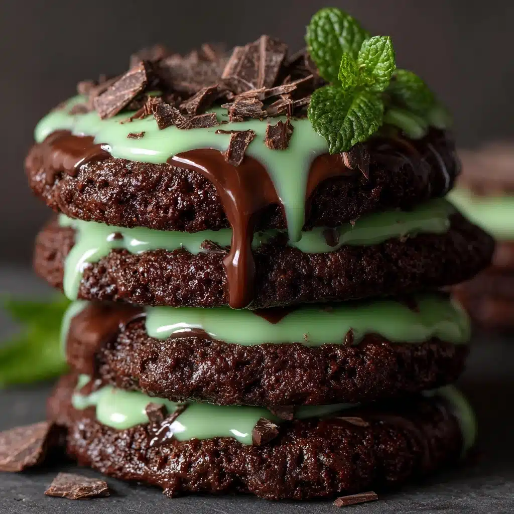 Refreshing Mint Chocolate Chunk Cookies Recipe