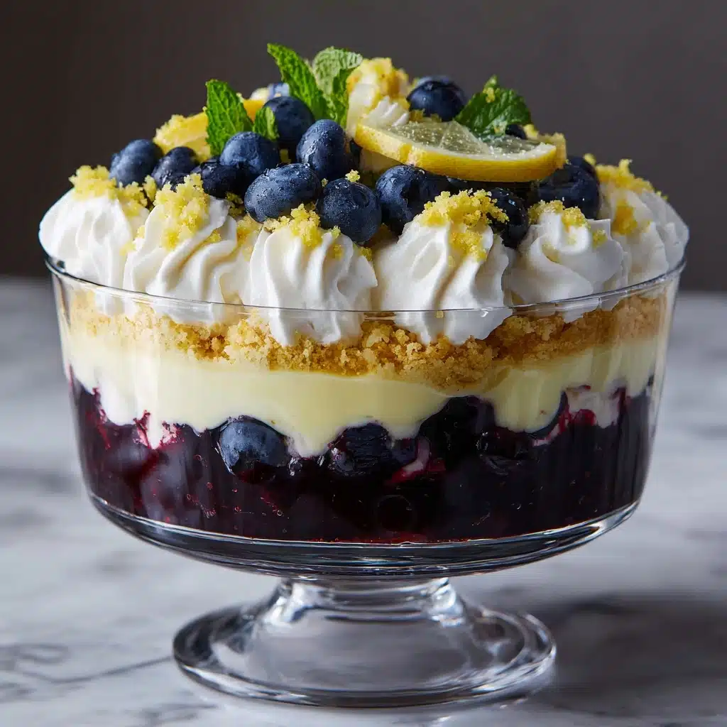 Lemon Blueberry Trifle: A Refreshing Burst of Flavor Recipe