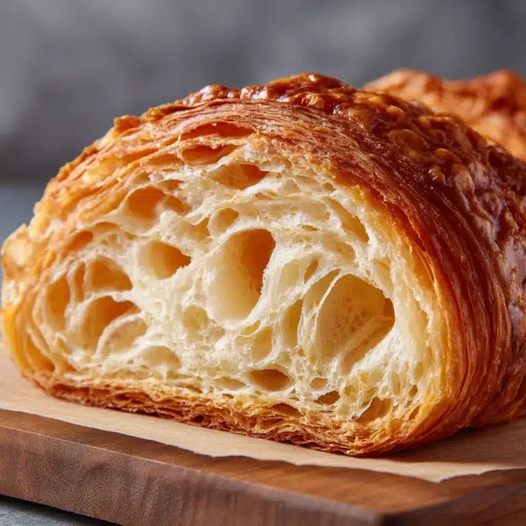 Flaky Sourdough Croissant Bread Recipe