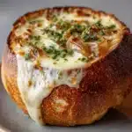 French Onion Bagel Soup Recipe