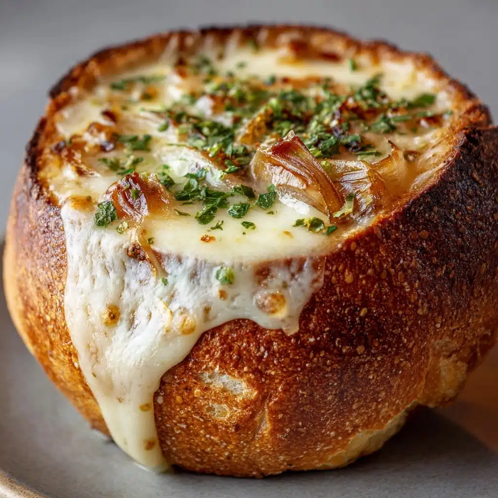 French Onion Bagel Soup Recipe