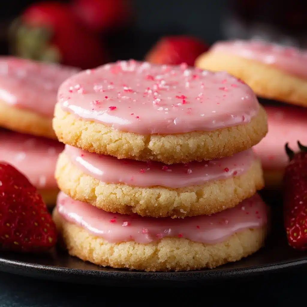 Strawberry Shortbread Cookies Recipe
