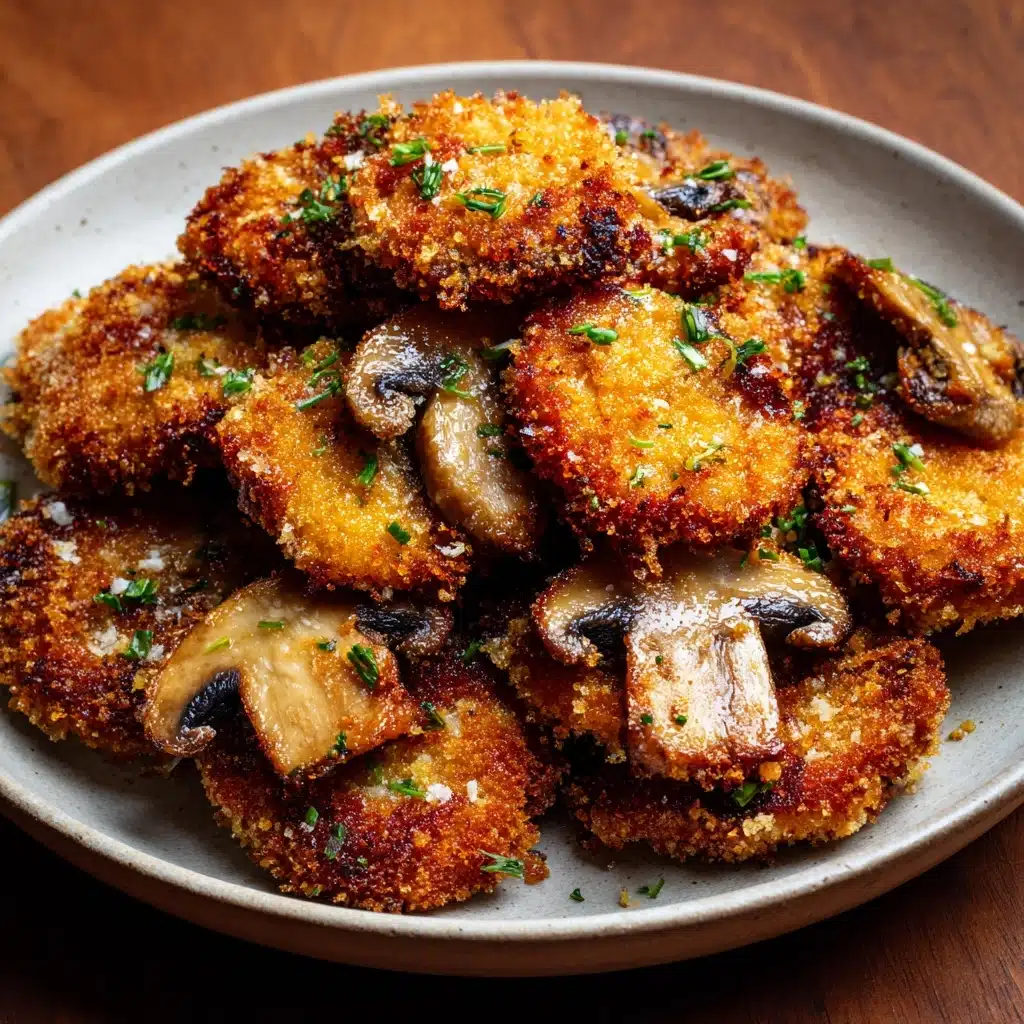 Crispy Breaded Mushrooms Recipe - Recipe Image