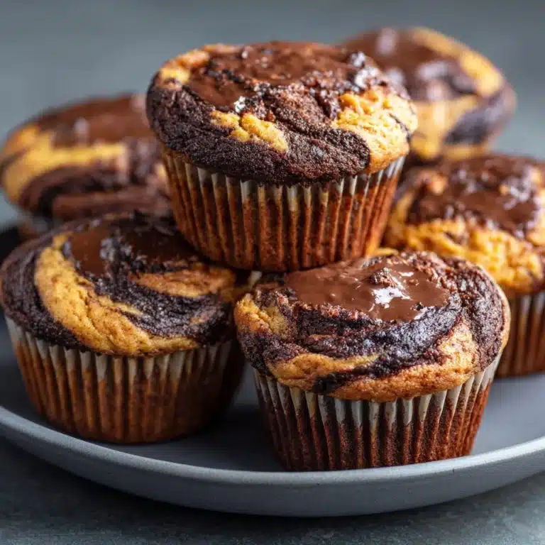 Chocolate Peanut Butter Swirl Muffins Recipe