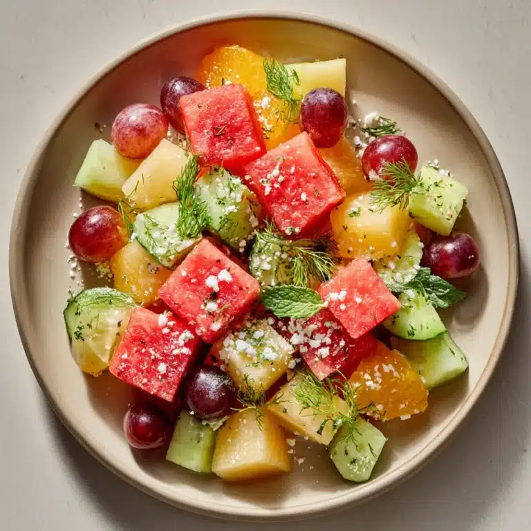 Peach Watermelon Salad Recipe