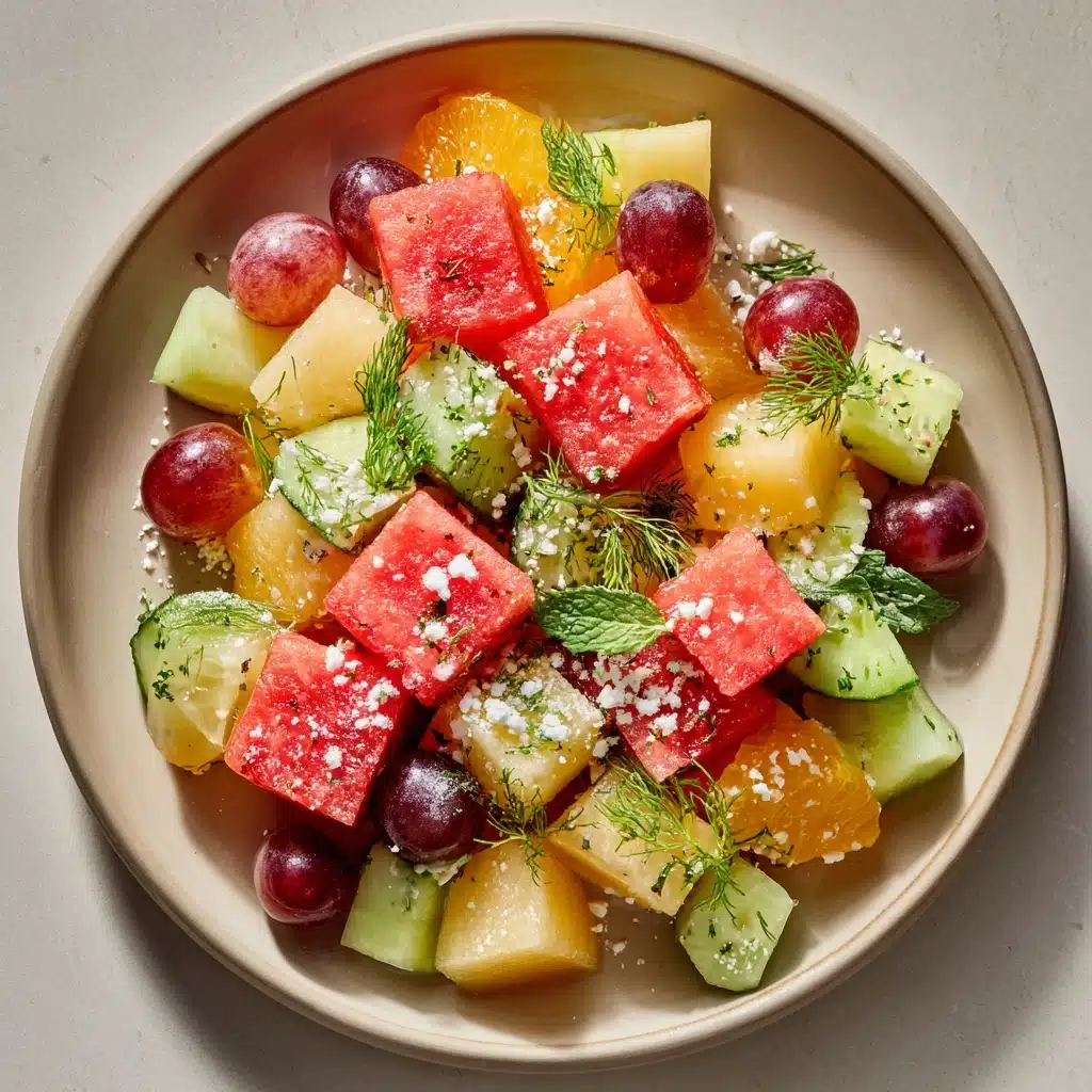 Peach Watermelon Salad Recipe