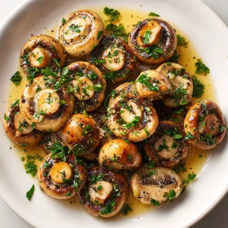 Honey and Garlic Roasted Mushrooms Recipe
