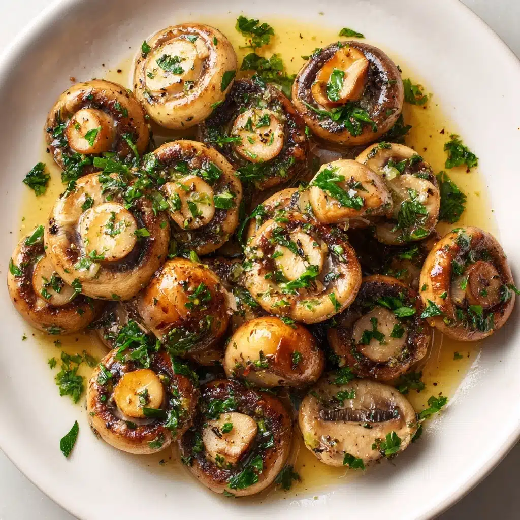 Honey and Garlic Roasted Mushrooms Recipe - Recipe Image