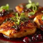Skillet Cranberry Orange Chicken Recipe