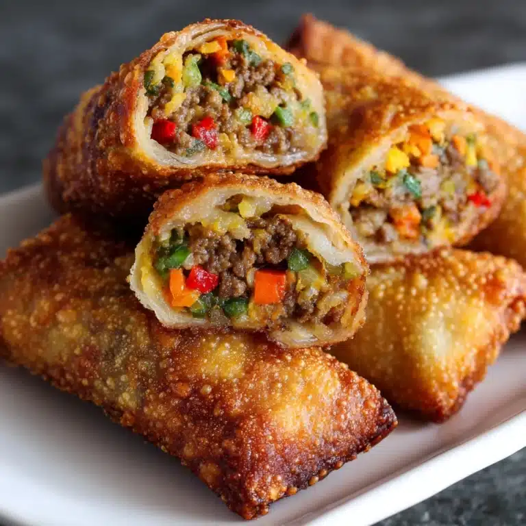 Philly Cheesesteak Egg Rolls Recipe