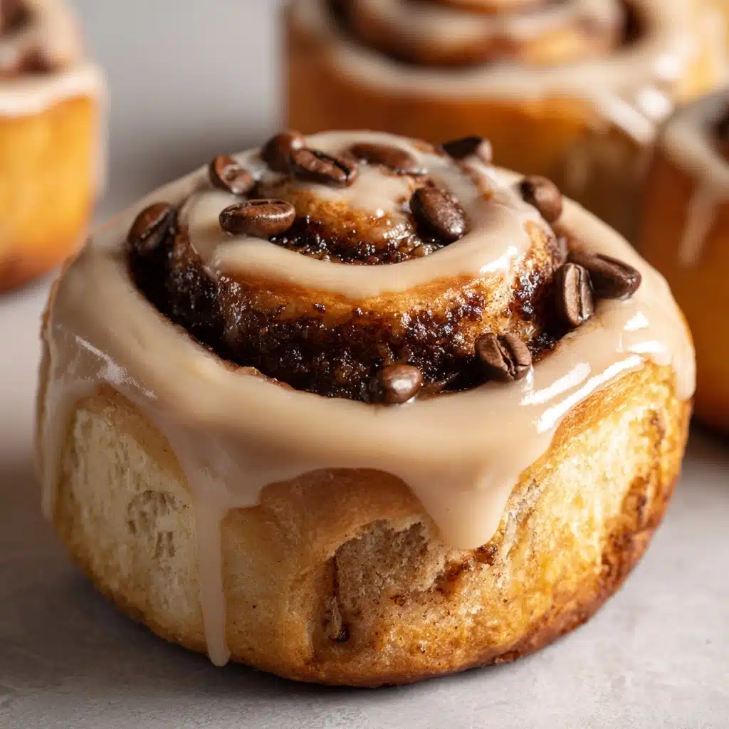 Coffee Cinnamon Rolls with Light Brown Coffee Frosting Recipe