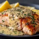Dijon Salmon with Lemon Dijon Sauce Recipe
