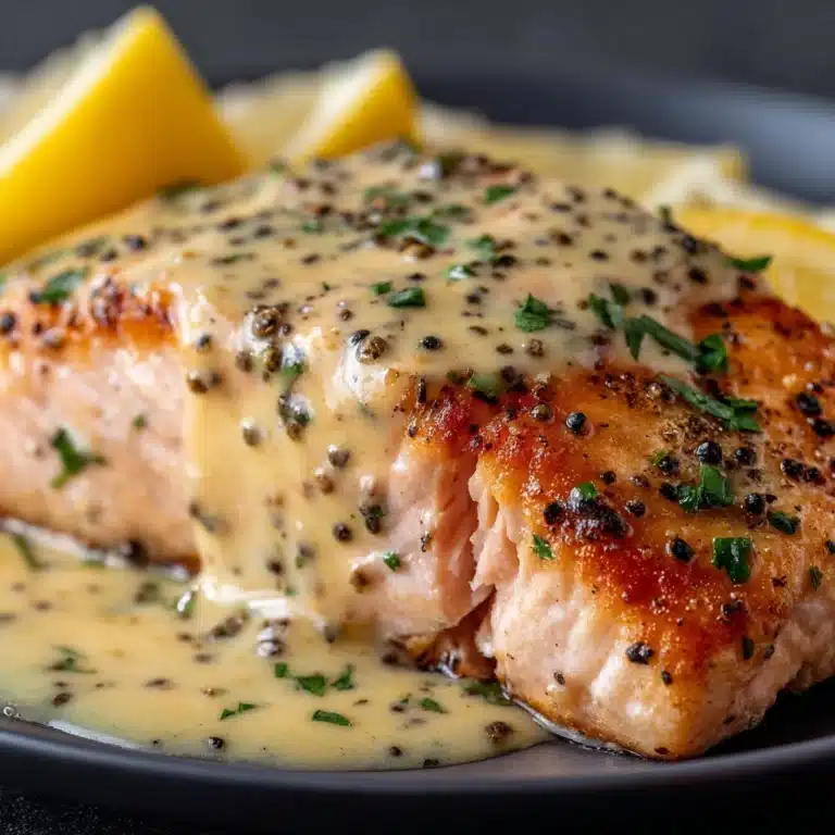 Dijon Salmon with Lemon Dijon Sauce Recipe