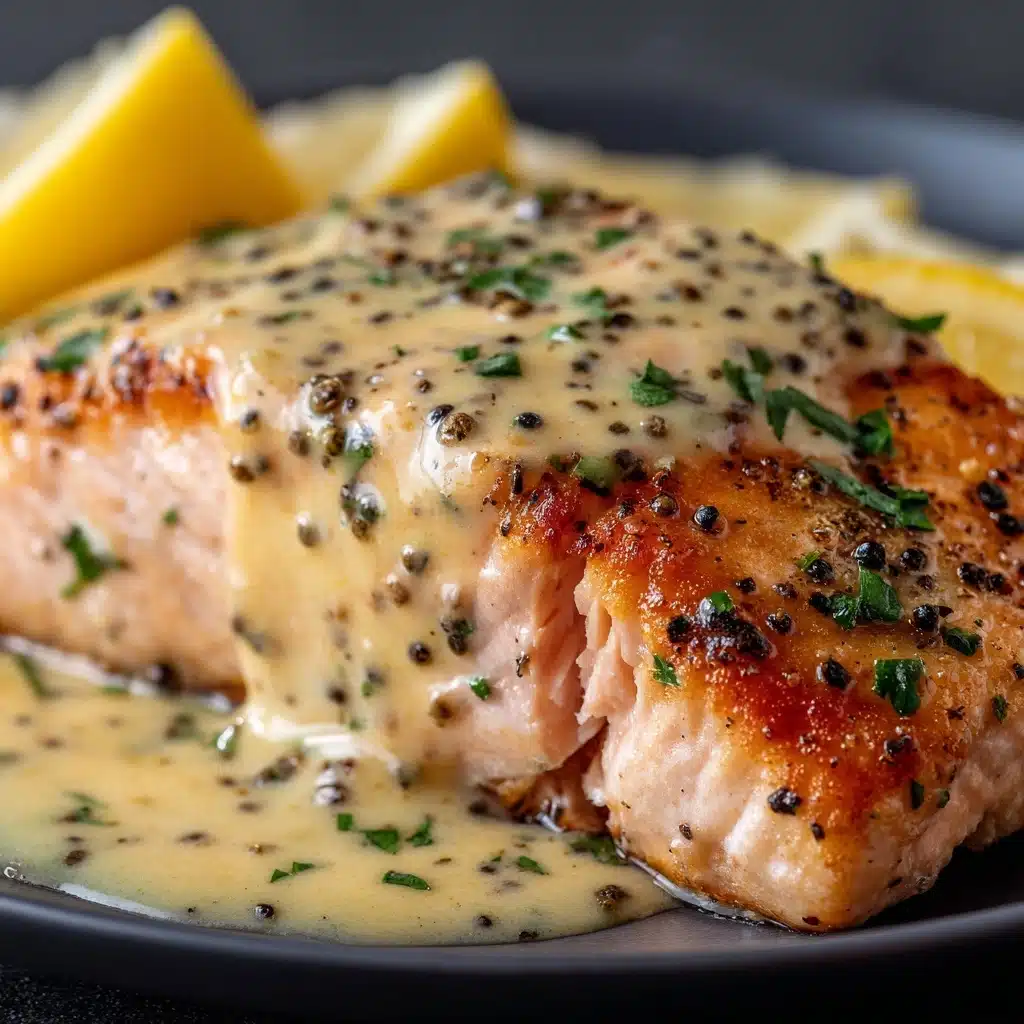 Dijon Salmon with Lemon Dijon Sauce Recipe