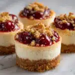 Mini Strawberry Crunch Cheesecake Bites Recipe