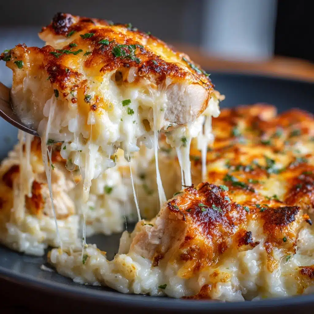 Cheesy Angel Chicken and Rice Recipe