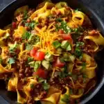 Cheesy Beef Taco Pasta Recipe