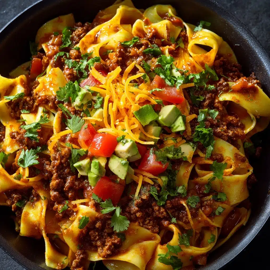 Cheesy Beef Taco Pasta Recipe