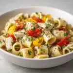 High Protein Chicken Pasta Salad Recipe