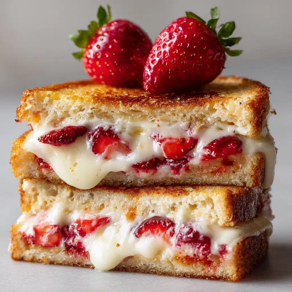 Fried Strawberry Cheesecake Sandwiches Recipe