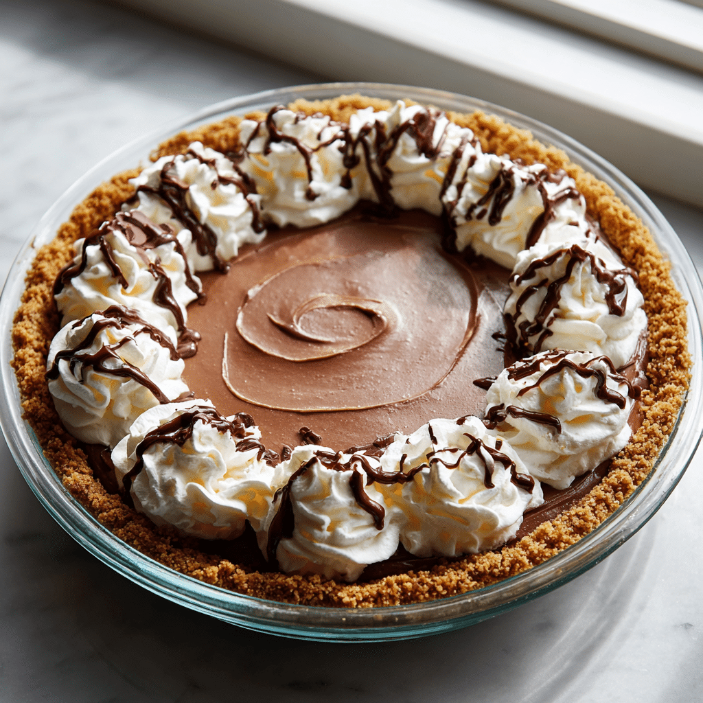 Hot Fudge Peanut Butter Pie Recipe