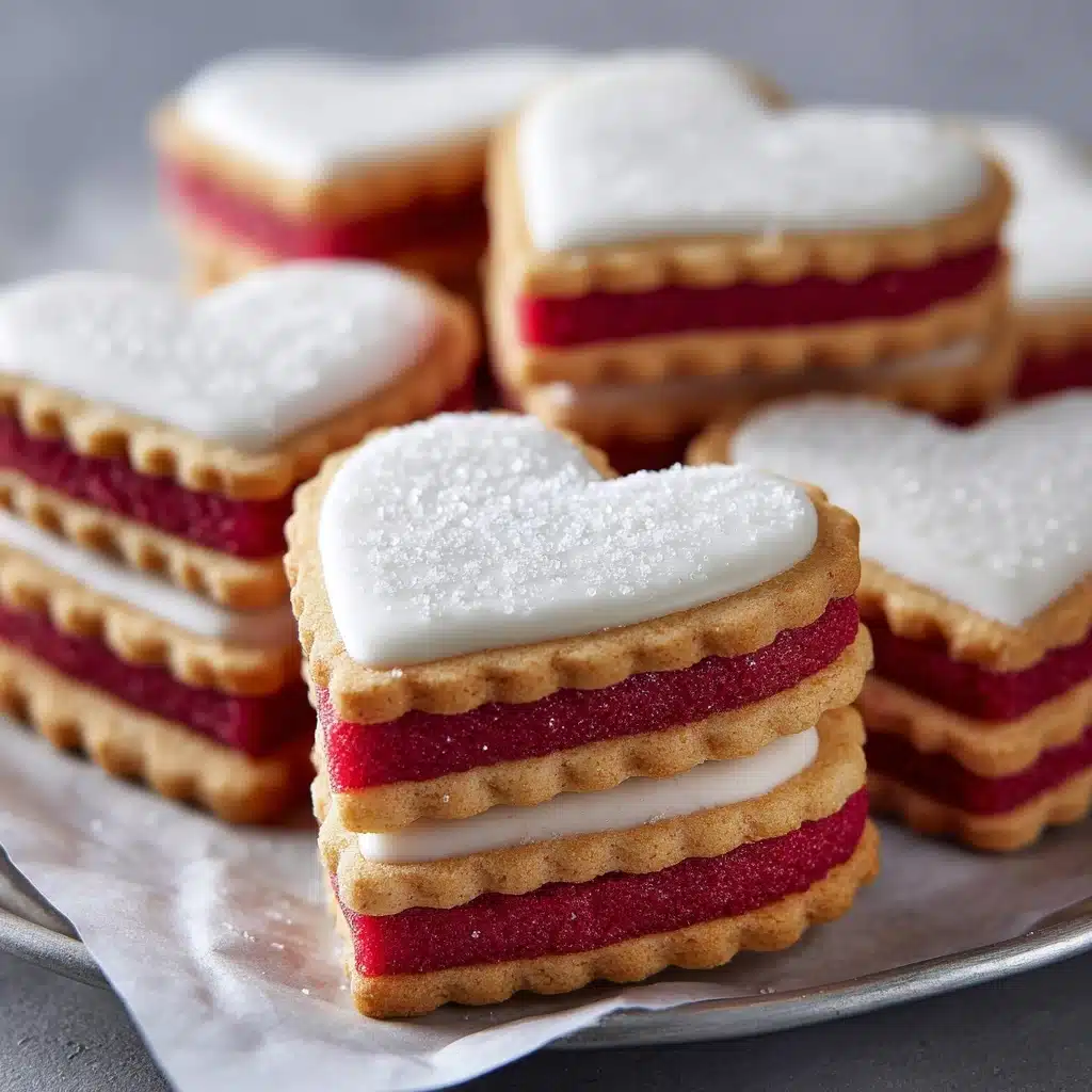 Red Velvet Linzer Cookies Recipe