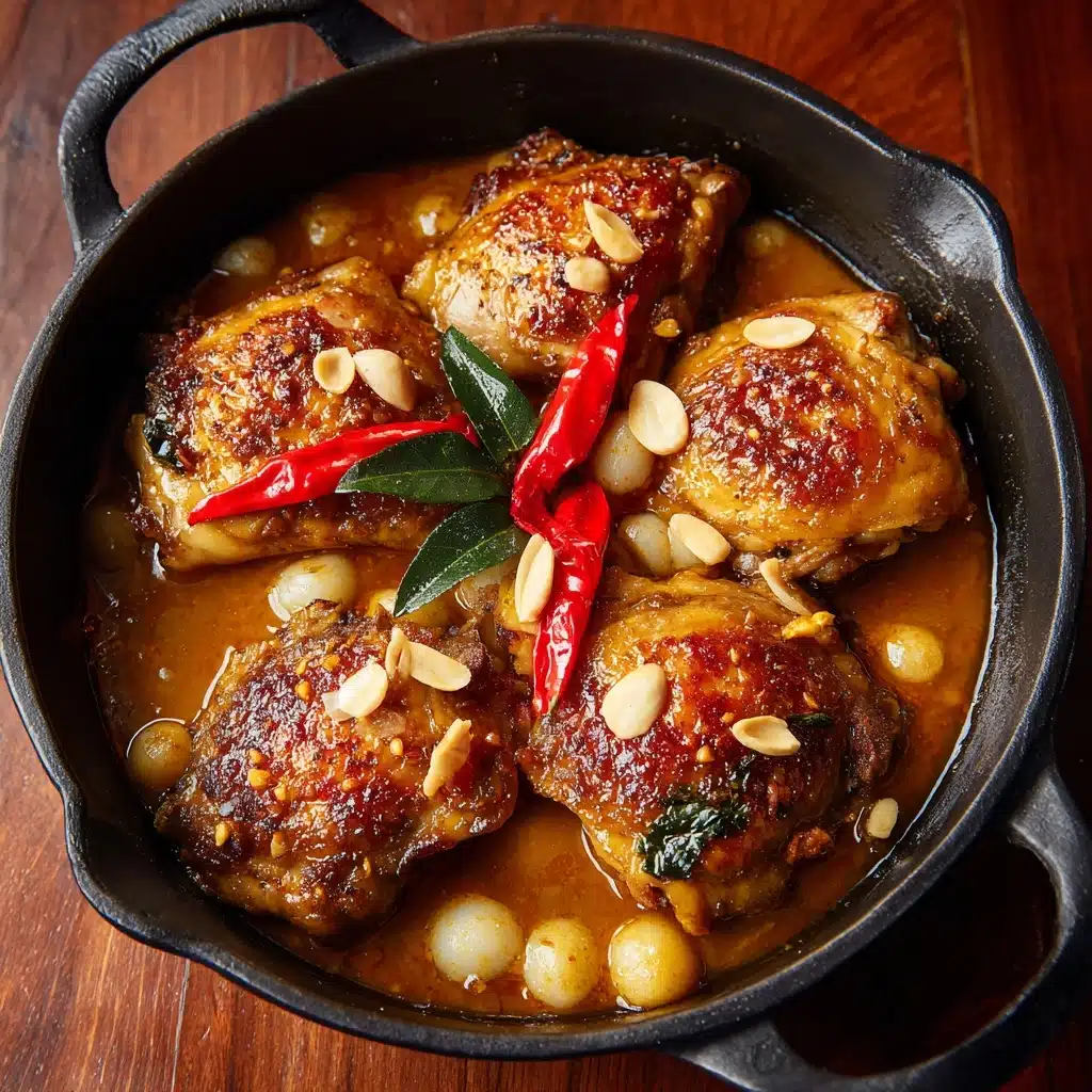 Braised Nutty Satay Chicken Recipe