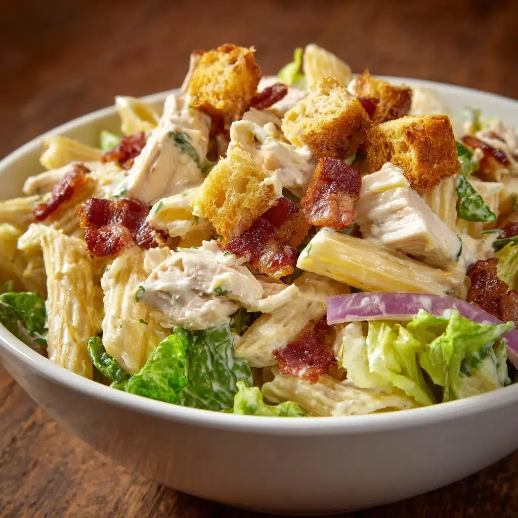 Chicken Caesar Pasta Salad Recipe