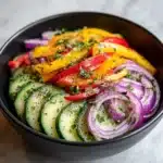 Cucumber Sweet Pepper Salad Recipe