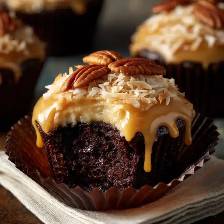 German Chocolate Cupcakes Recipe