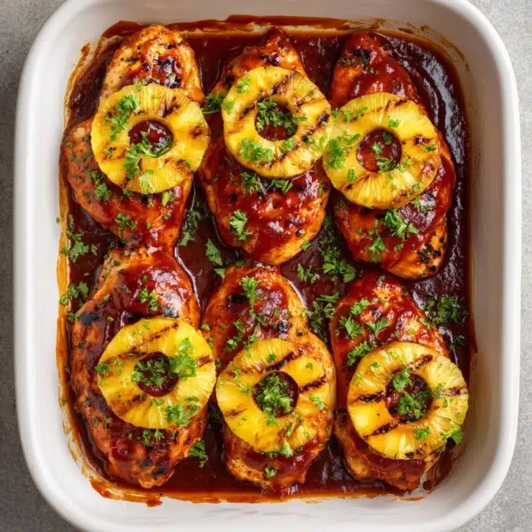 Baked Pineapple BBQ Chicken Breast Recipe