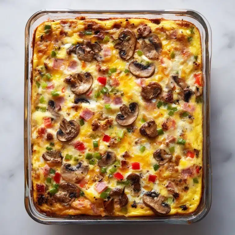 Cheesy Veggie Egg Bake Recipe