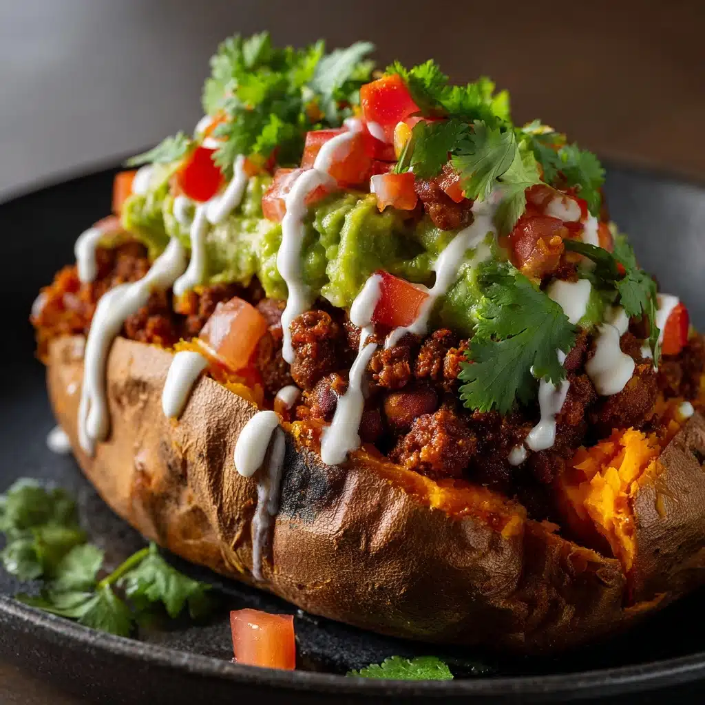Taco Stuffed Sweet Potatoes Recipe
