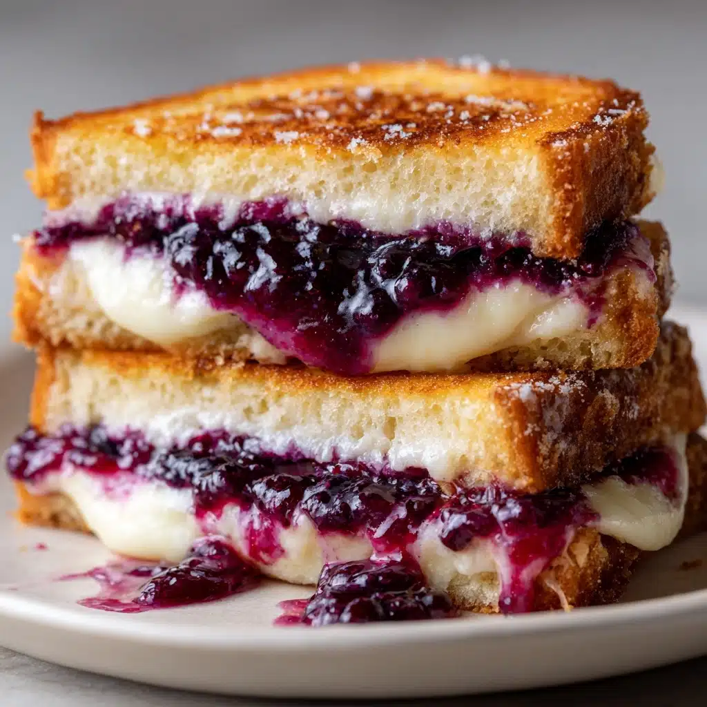 Balsamic Blackberry Bliss Grilled Cheese Recipe - Recipe Image