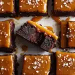 Pretzel Bottom Caramel Brownies Recipe