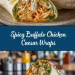 Buffalo Chicken Caesar Salad Wraps Recipe